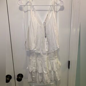 Mustard Seed Ivory Layered Dress/Romper